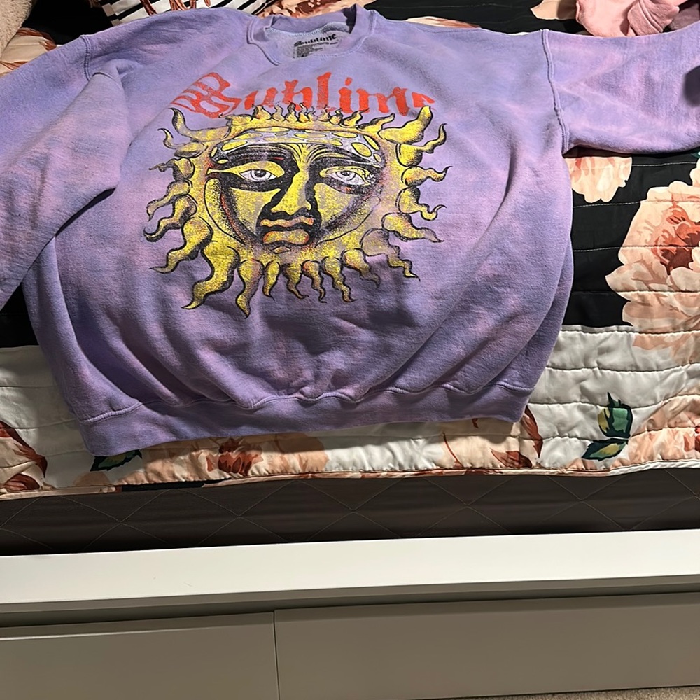 Urban outfitters, oversized band sweatshirt, sublime S/M size